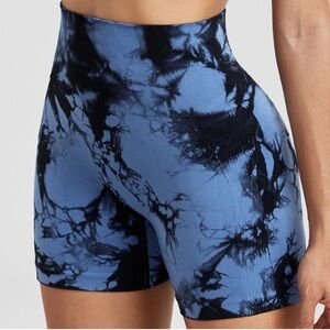 Blue Tie-Dye Women's Shorts